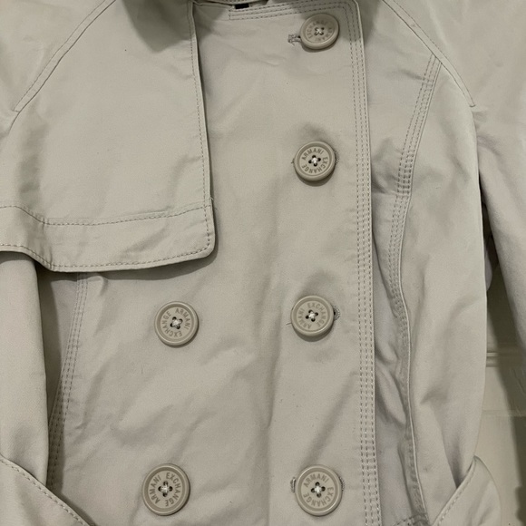 Armani Exchange trench coat with belt - Picture 8 of 14